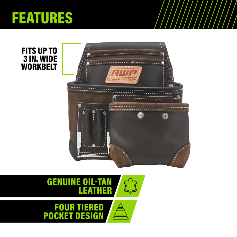 Leather Tool Awp General Construction Polyester Tool Rig Belt