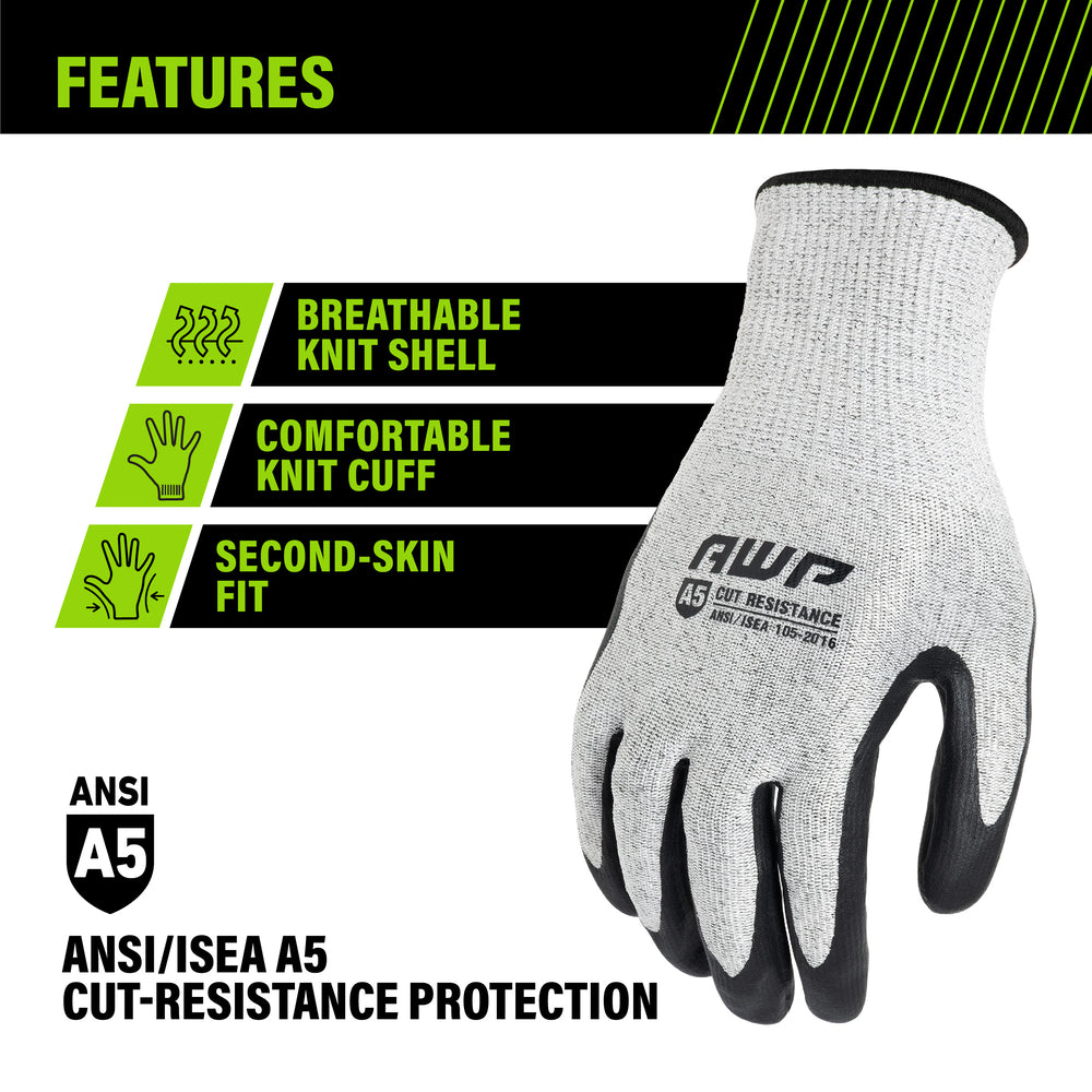 ANSI A5 CUT PROTECTION GLOVES – AWP