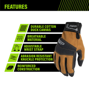 DUCK CANVAS PRO CONTRACTOR GLOVES