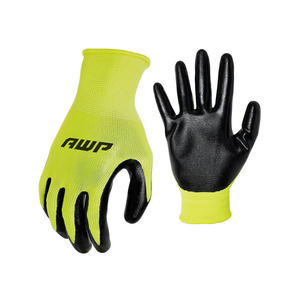 NITRILE COATED GLOVES (HI VIS)